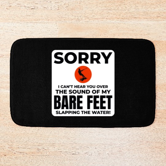 Barefoot Water Skiing Extreme Sports Barefooting Bath Mats