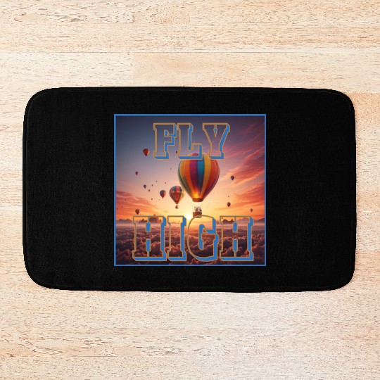 Novelty Fly High Bath Mats