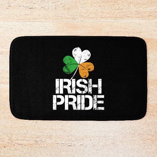 IRISH PRIDE Celtic Cross St Patricks Day Bath Mats