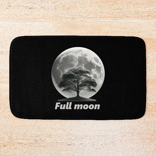 Full moon Bath Mats