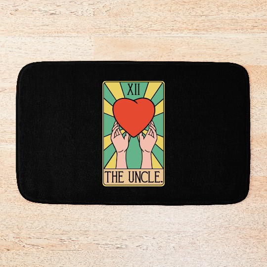 The Uncle Tarot Card Bath Mats