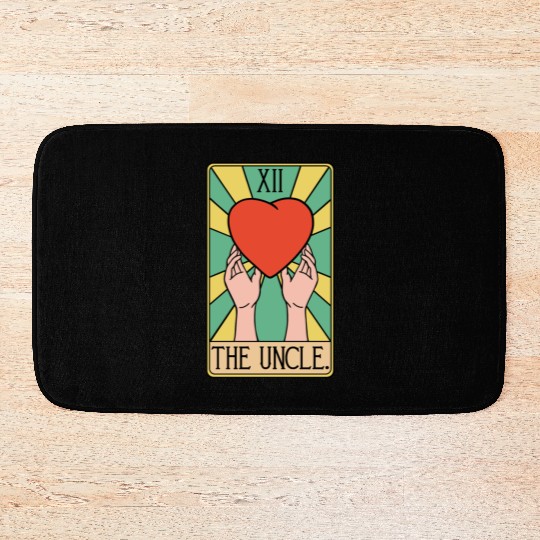 The Uncle Tarot Card Bath Mats