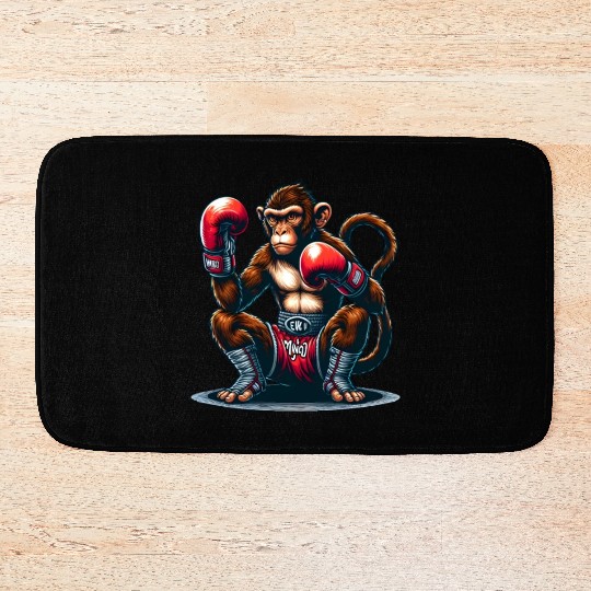 Muay Thai Monkey - Martial Arts Bath Mats