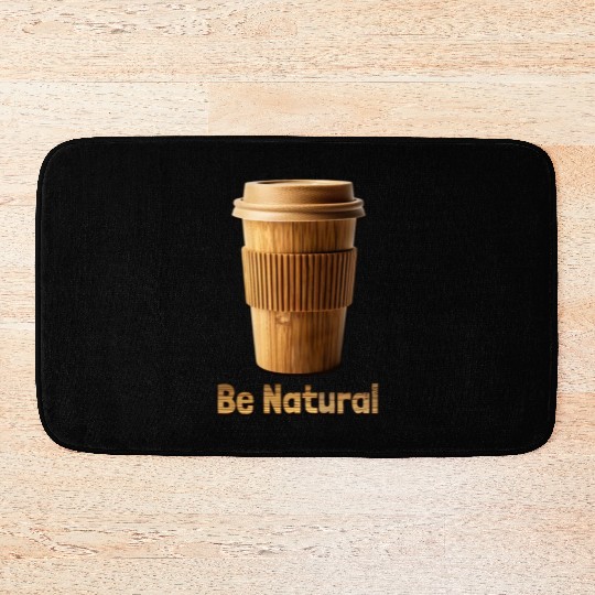 Be Natural, Bamboo Coffe Cup Bath Mats