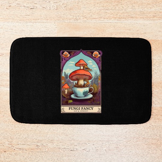 Fungi Fancy Tarot Bath Mats