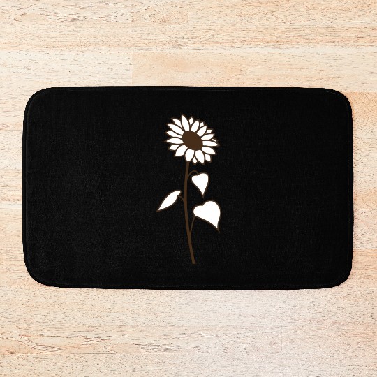 YOU ARE MY SUNFLOWER Bath Mats