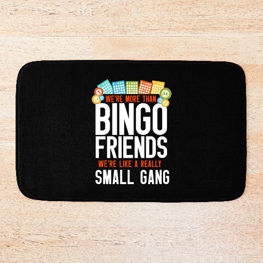 Bingo Player Friends Besties Bath Mats