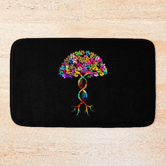 Genealogy Tree Family Ancestry Lineage Genealogist Bath Mats
