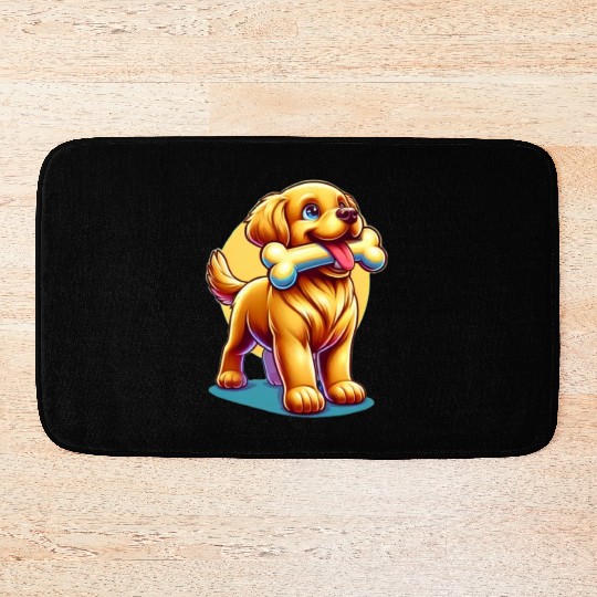 Cute puppy design Bath Mats
