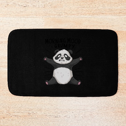 morning mode grumpy i hate morning Bath Mats