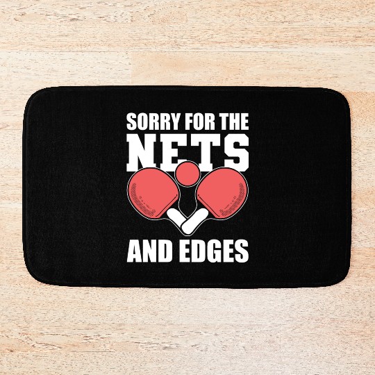Table Tennis Ping Pong Table Tennis Athlete Bath Mats
