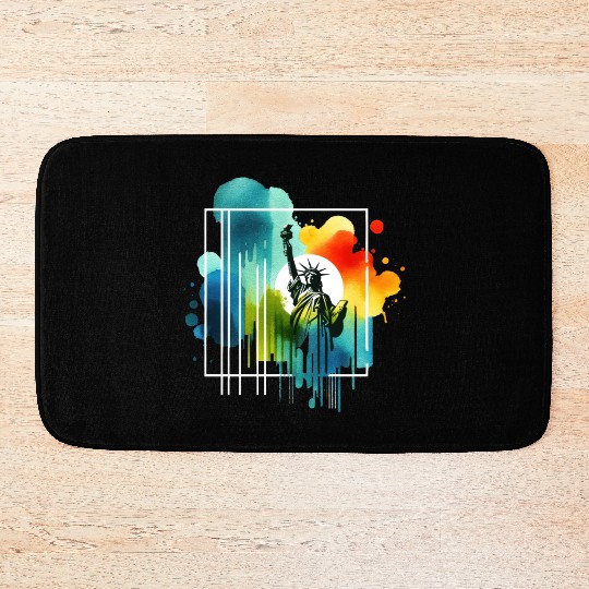Liberty's Colorful Aura Bath Mats