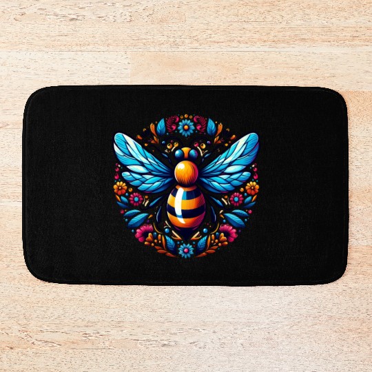Queen Bee Jewelry Jewels Cute Beekeeping Beekeeper Bath Mats