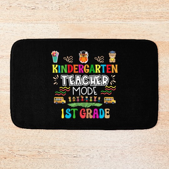 Kindergarten Teacher Mode Bath Mats