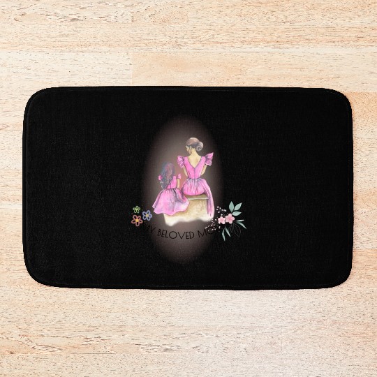 Happy mother’s day – My beloved mom Bath Mats