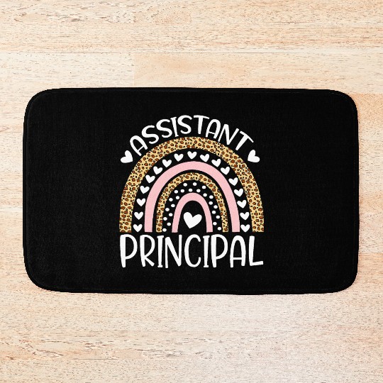 Assistant Principal Back To School First Day Bath Mats