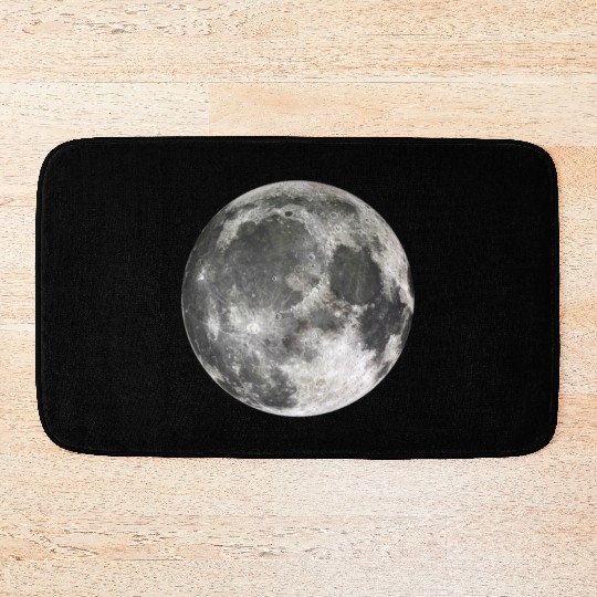 Cool Full Moon - Solar Eclipse, Moon Phases Totali Bath Mats