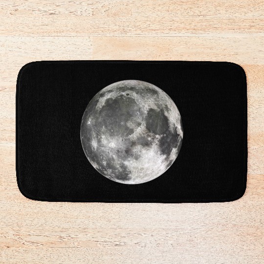 Cool Full Moon - Solar Eclipse, Moon Phases Totali Bath Mats