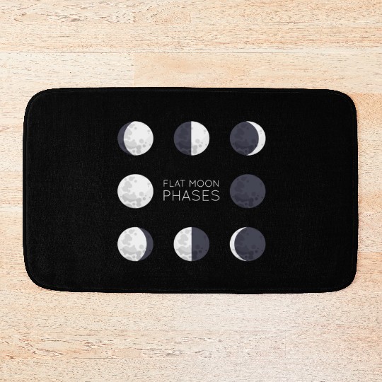 Cool Full Moon - Solar Eclipse, Moon Phases Total Bath Mats