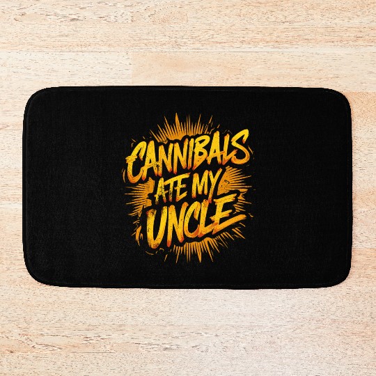 Cannibals Ate My Uncle: Political satire Bath Mats