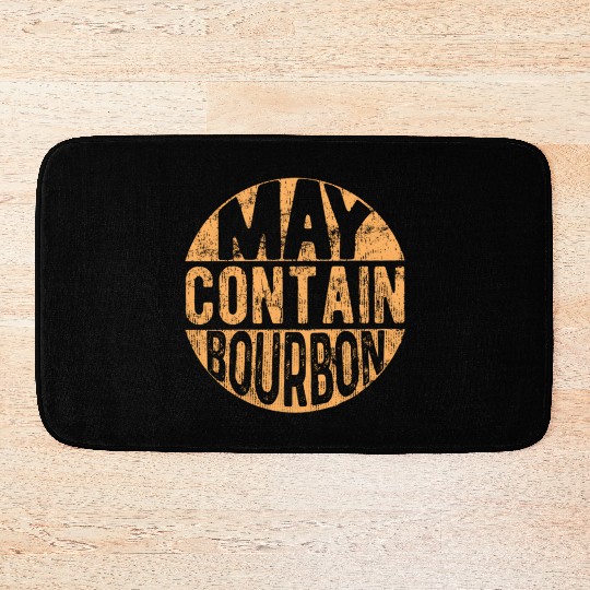 Maybe Contain Bourbon Bath Mats