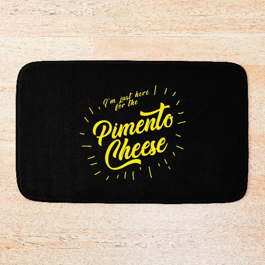 Im just here for the Pimento Cheese Golf Bath Mats