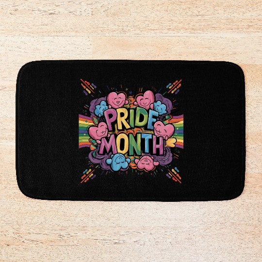 Pride Month LGBTQ LGBTQIA+ Bath Mats