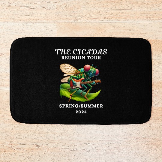 Cicadas Reunion Tour Spring Summer 2024 Bath Mats