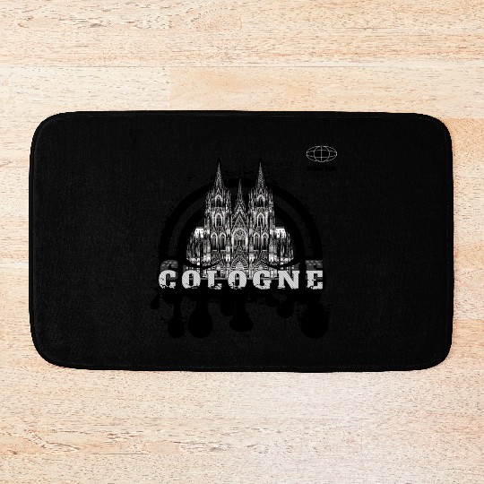 Cologne City Germany Bath Mats