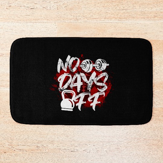 No Days Off Bath Mats
