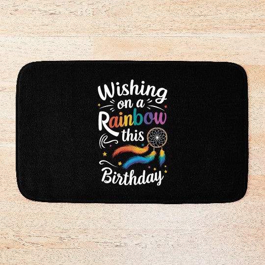 Birthgay Gay Pride Flag Pride Month Equal Rights Bath Mats