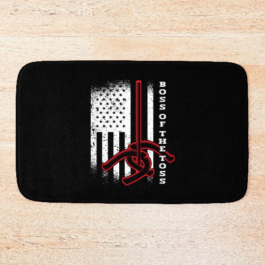 Boss Of The Toss USA Horseshoe Pitching Bath Mats