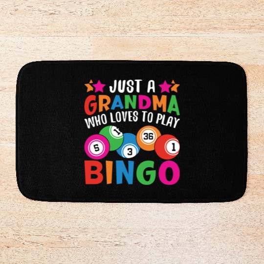 Bingo Grandma Bath Mats