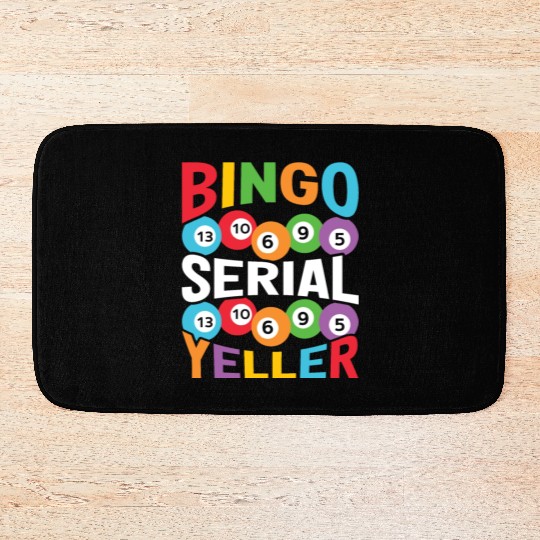 Bingo Serial Yeller Bath Mats