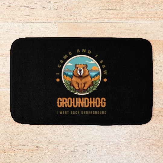 Groundhog Bath Mats