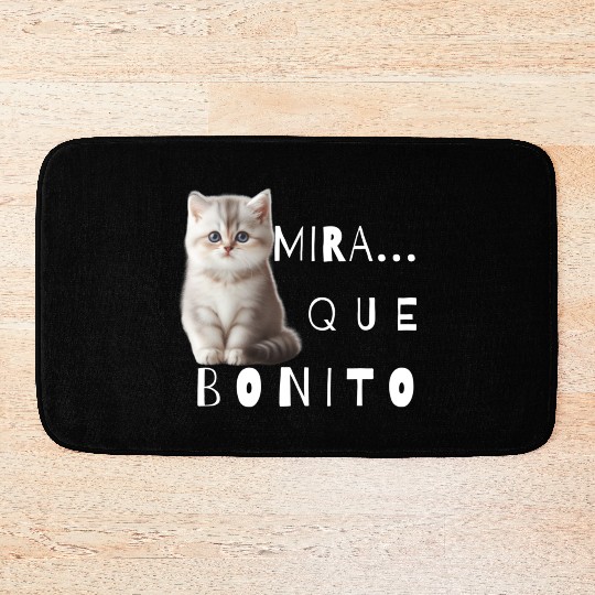 Look how nice kitten Bath Mats