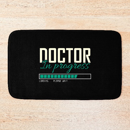 doctor in progress Bath Mats