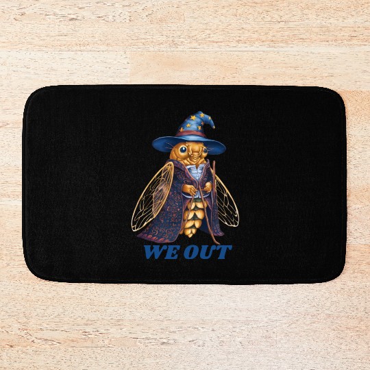 Funny Cicada We Out Cute Cicada Brood Emergence Bath Mats