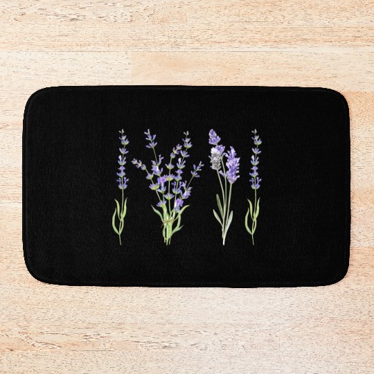 lilac beauty Bath Mats