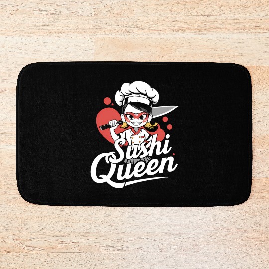 Anime Girl Chef Bath Mats