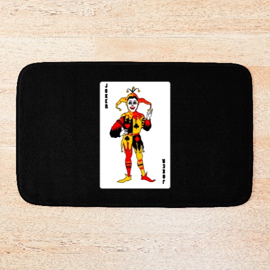 Playing card Joker Bath Mats