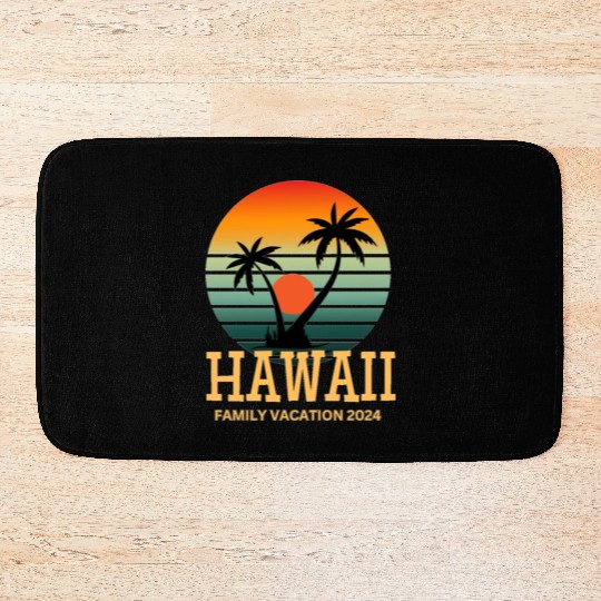 Hawaii Family Vacation 2024 Bath Mats
