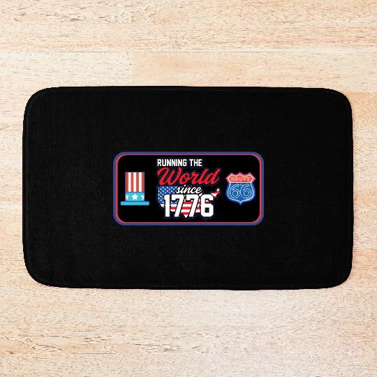 RUNNING THE WORLD SINCE 1776 Bath Mats