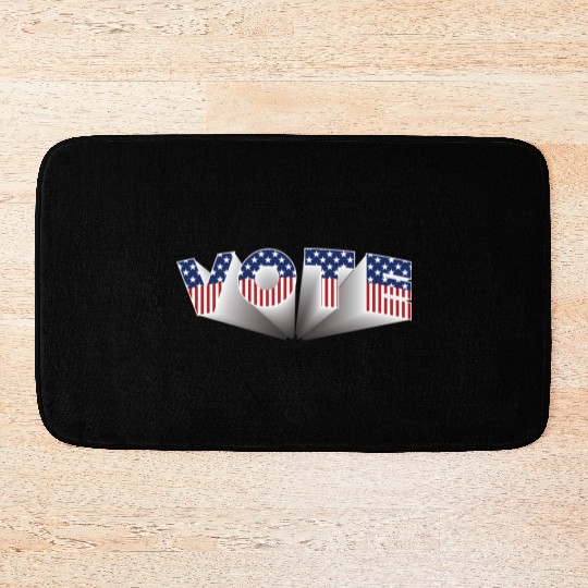 Vote - Stars and Stripes Bath Mats