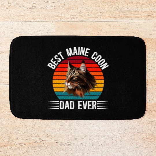 Best Maine Dad Ever Maine Owner Maine Lover Bath Mats