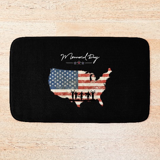 Memorial Day Bath Mats