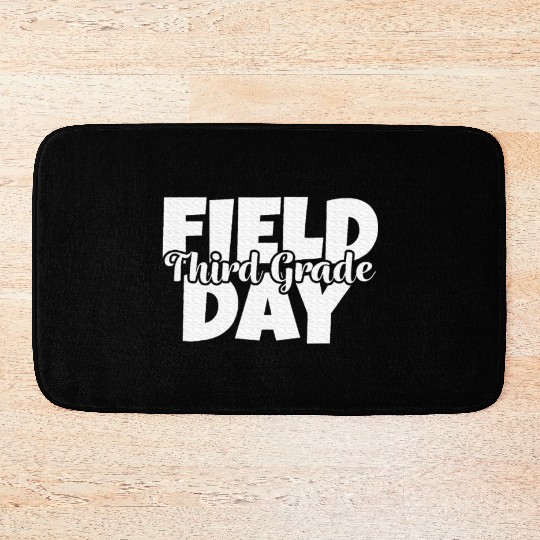 Field Day 2024 3rd Third Grade School Teacher Bath Mats