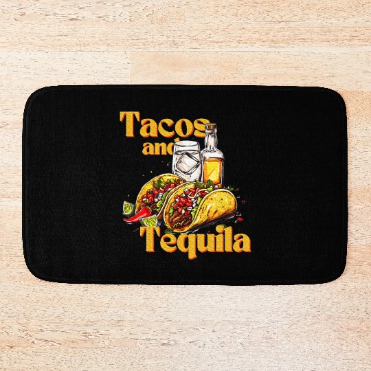 Tacos and Tequila Bride Squad My Final Fiesta Bath Mats