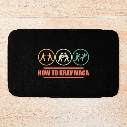 How To Krav Maga Martial Arts Training Bath Mats