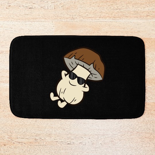 Cute Mushroom Fruit Relaxing Lazy Mushroom Bath Mats